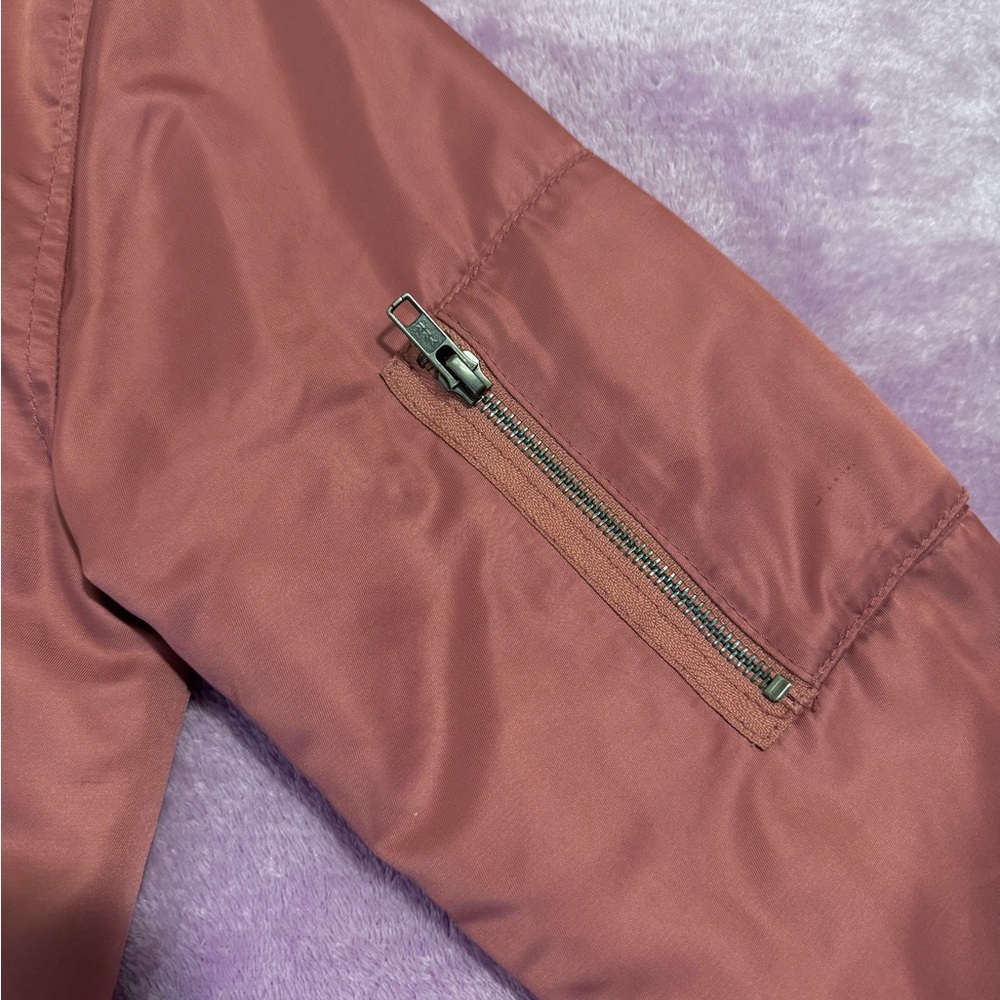 Men's Rust Bomber Jacket - Picture 2 of 4